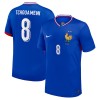 Maglia ufficiale Francia Tchouameni 8 Casa Euro 2024 per Uomo